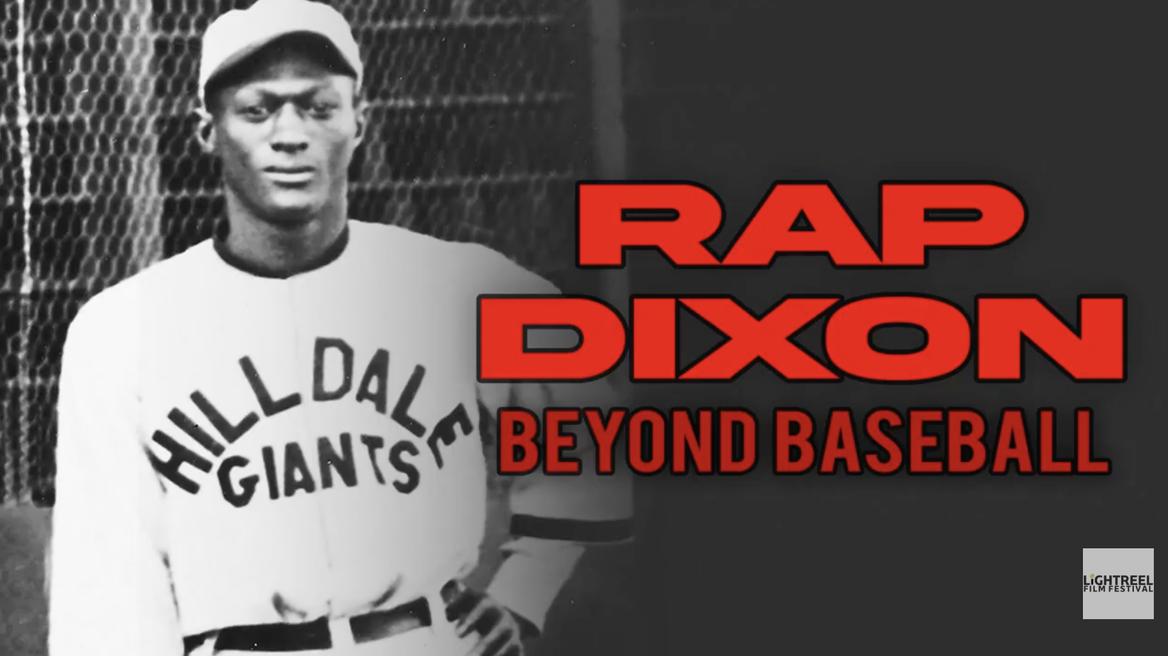 Rap Dixon: Beyond Baseball trailer title card